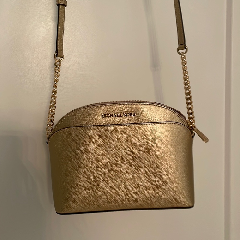 Michael Kors Gold Metallic bag